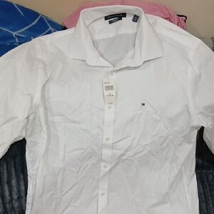 Tommy Hilfiger Men's Crisp White Dress Shirt